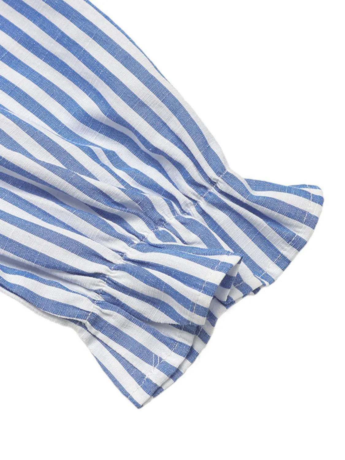 Striped Half Sleeve Mini Shirt Dress Trendsi 3b126d0c-6195-4a2d-8baa-b352a27dce14-Max-Origin