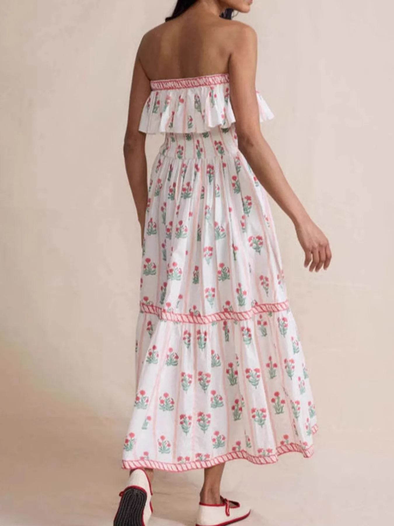 Floral Strapless Ruffle Dress Trendsi 3b5acef4-58ec-4247-be73-8ef4bc7e360d-Max-Origin