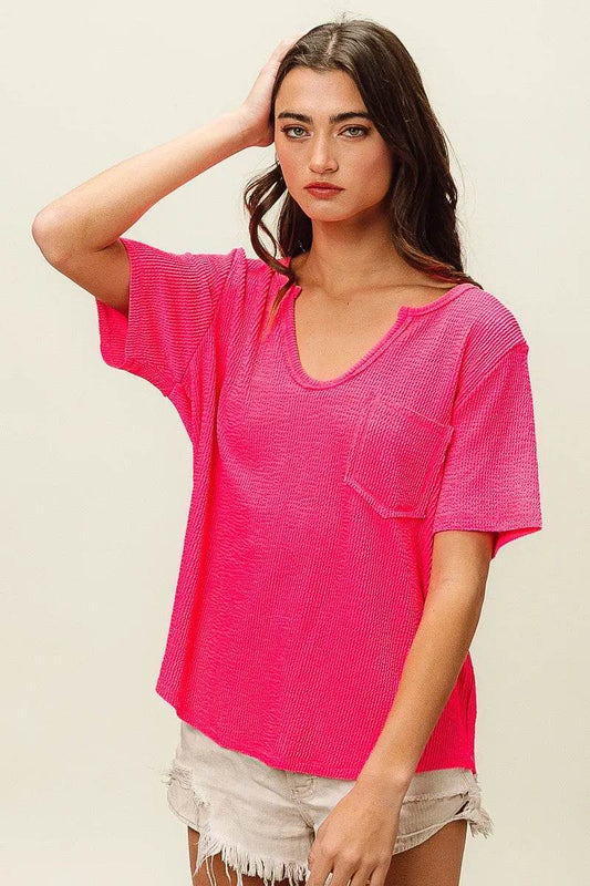 BiBi Waved Rib U Neck Top With Front Pocket Trendsi 3bc7ed65135043ea81860e5641f9deff-Max-Origin