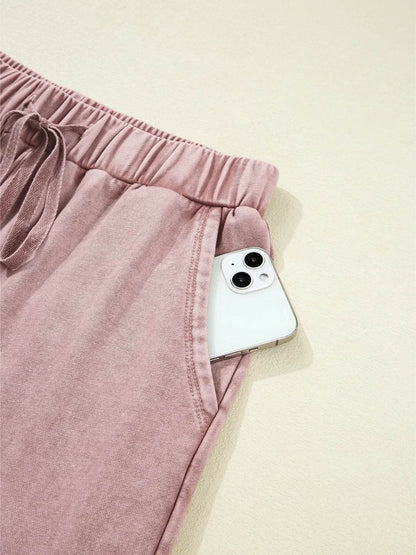 Mineral Wash Tiered Wide Leg Patchwork Drawstring Pants Trendsi 3be02914026b4b5ba8ad2983de1f0d17-Max-Origin