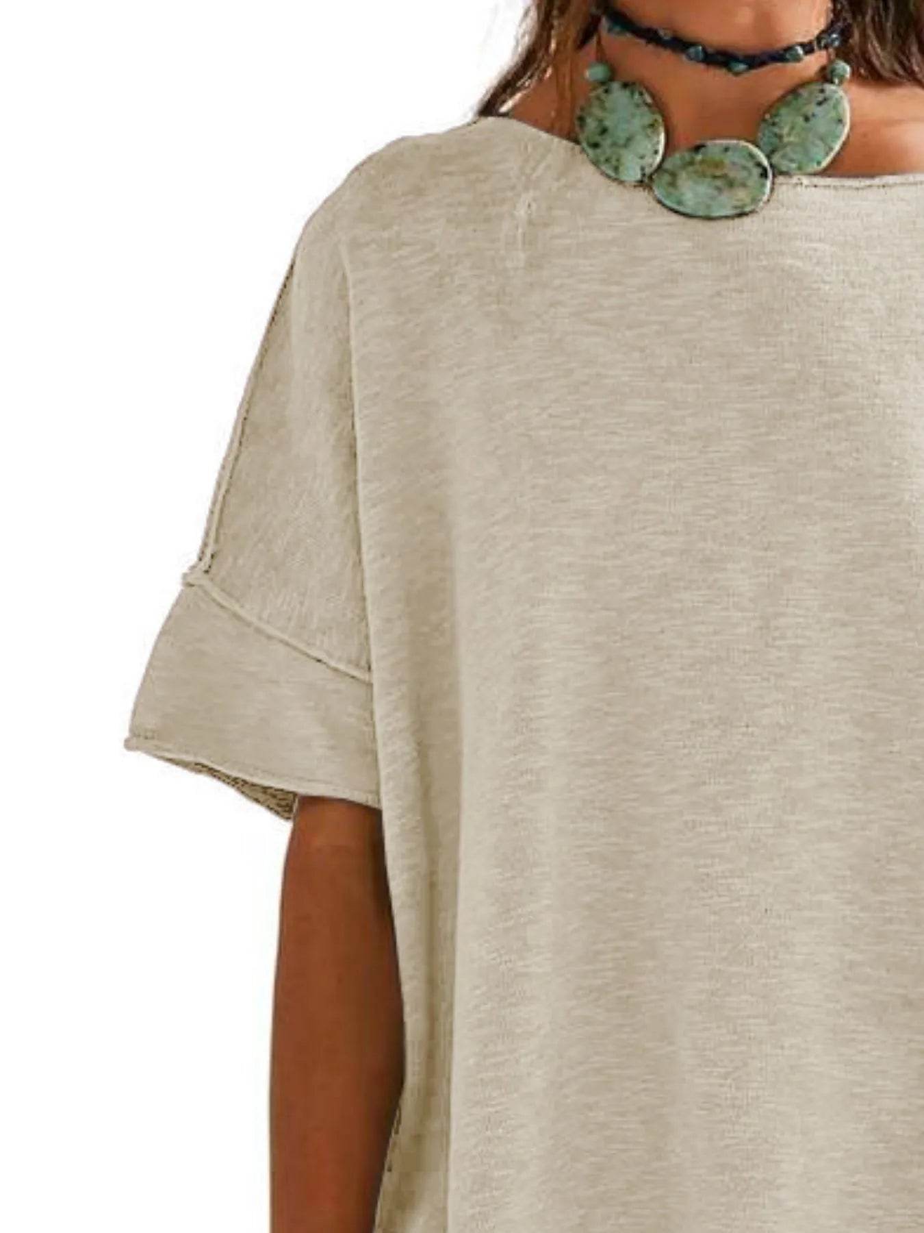 Oversized Round Neck Drop-Shoulder T-Shirt Trendsi 3bf48caa-3a78-4391-bde8-05e4f92bbdc5-Max-Origin
