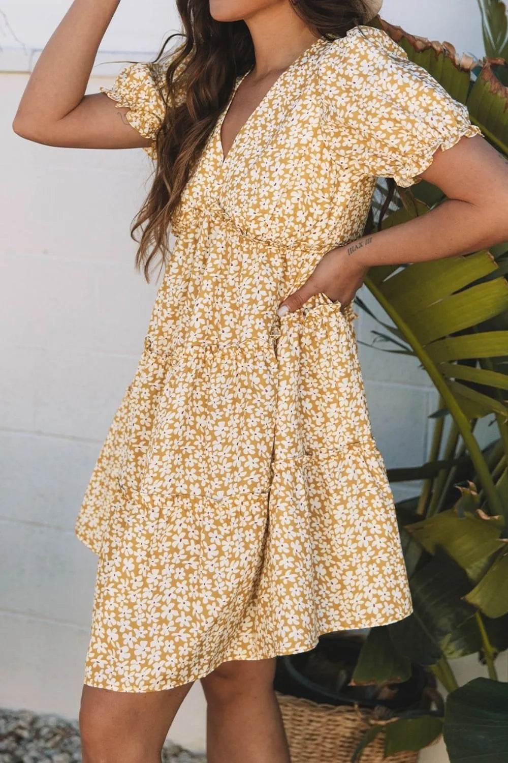 Floral Short Sleeve Surplice Frilly Tiered Mini Dress Trendsi 3cbbaeff-b39d-46fc-be96-699348cfd402-Max-Origin