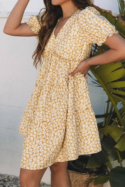 Floral Short Sleeve Surplice Frilly Tiered Mini Dress Trendsi 3cbbaeff-b39d-46fc-be96-699348cfd402-Max-Origin
