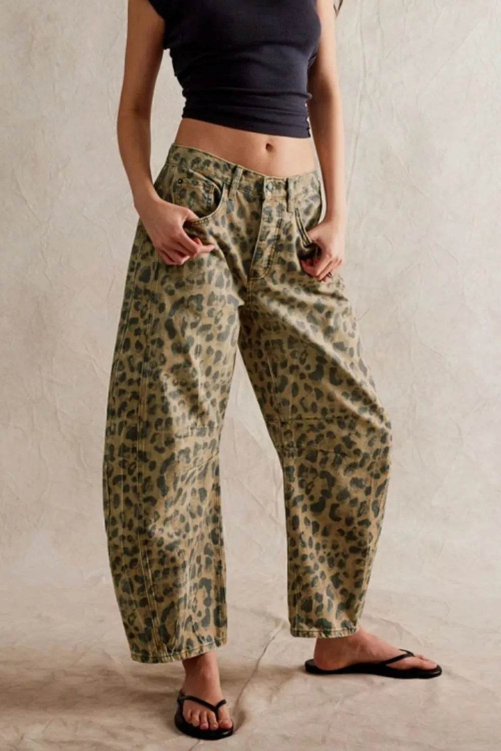 Wide Leg Jeans with Pockets Leopard Trendsi 3ce66c74-37d6-436f-b55d-81ddf03170bc-Max