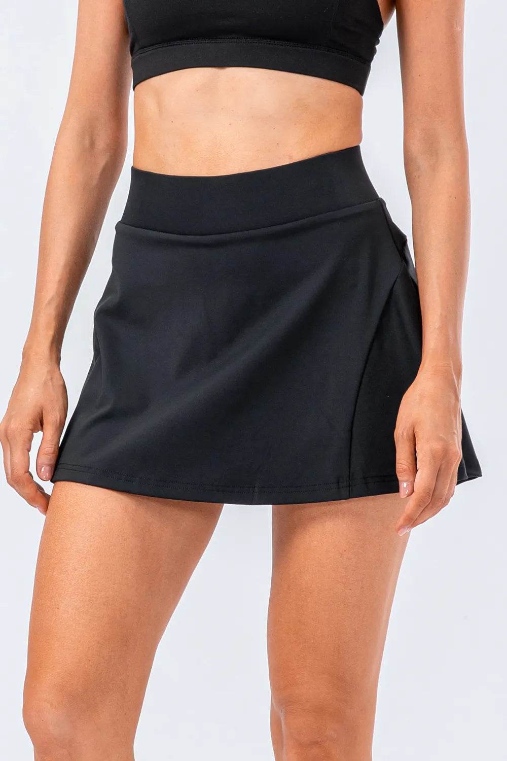 High Waist Pleated Active Skirt Trendsi 3d6be736-de17-462a-9940-ec5a1fe5c019-Max