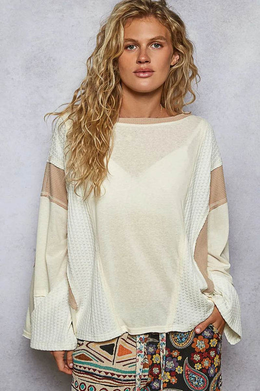 POL Contrast Round Neck Long Sleeve T-Shirt Trendsi 3e8051b8-b88d-424e-b107-78dcd33904d4-Max-Origin