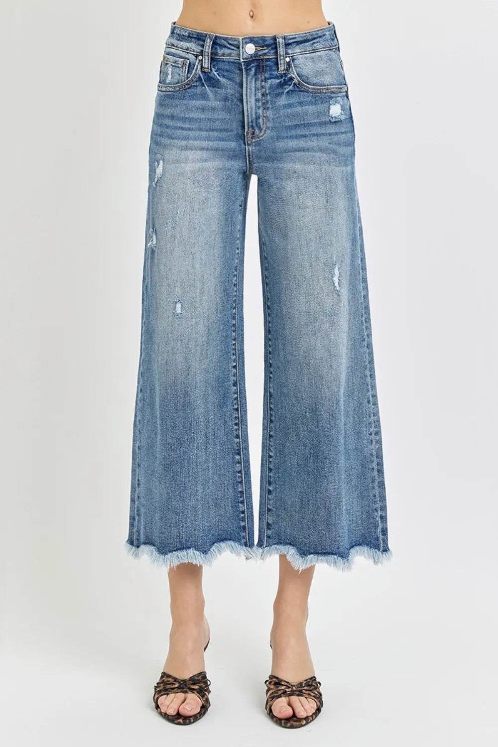 Risen High Rise Cropped Flare Jeans Trendsi 3eda23be-d871-44f5-989a-2179b1748abf-Max