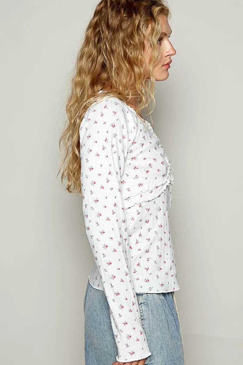 POL Floral V-Neck Long Sleeve T-Shirt Trendsi 3ee2e80c-4972-4ccb-bf1e-a75f3c2358b8-Max-Origin