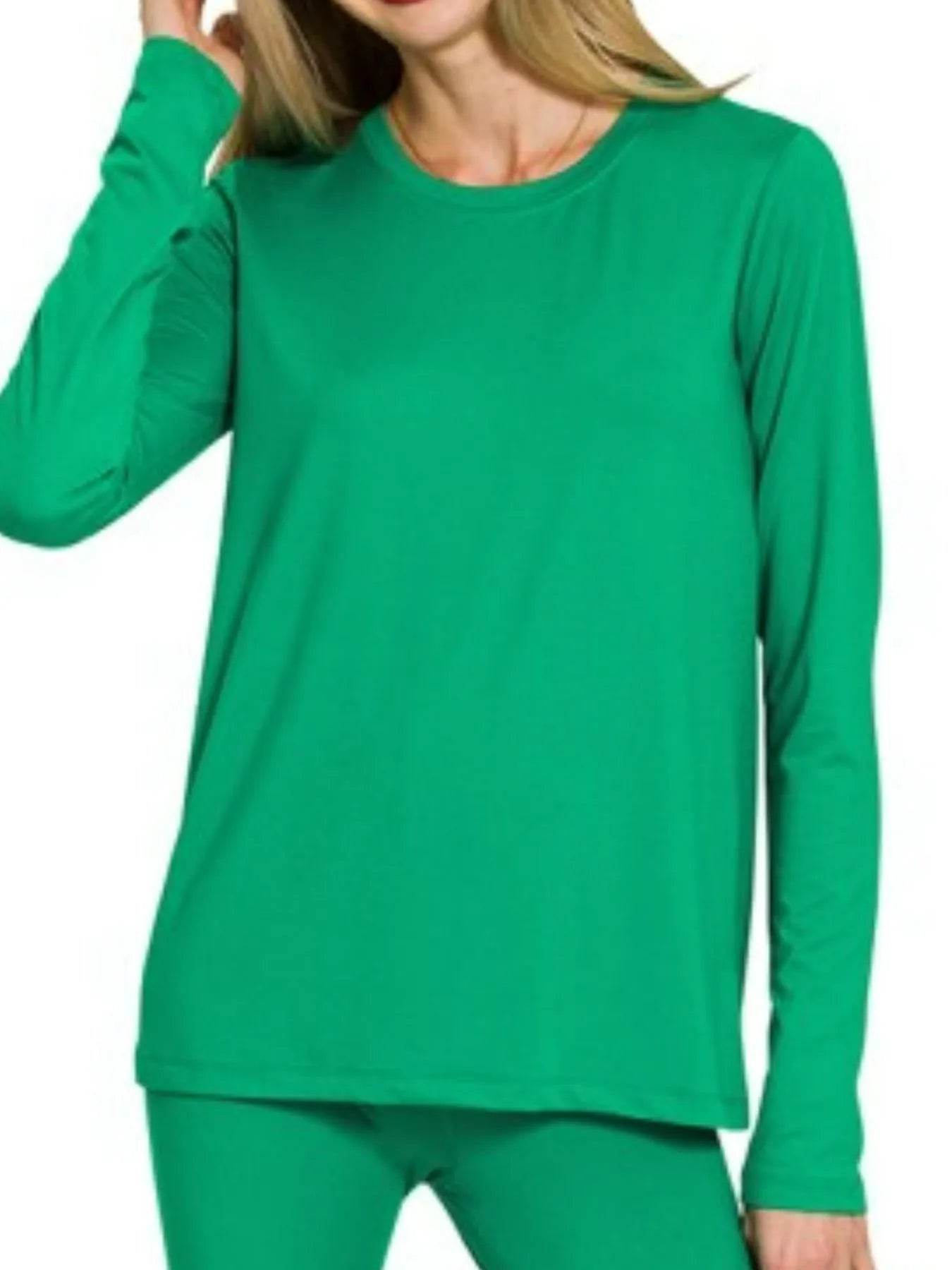 Zenana Microfiber Round Neck Top and Leggings Set Trendsi 3f5ad114-cf8b-4433-be36-9b9dd701ee00-Max-Origin