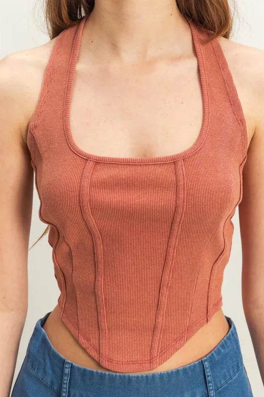 HYFVE Mineral Wash Halter Neck Everyday Top Trendsi 3f9411821b5047cba3550a79a58f277d-Max-Origin