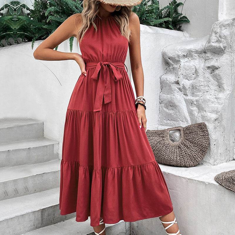 Perfee Tie Belt Tiered Midi Dress Trendsi 3f9553aae3874021ae58b569f44e28f0-Max