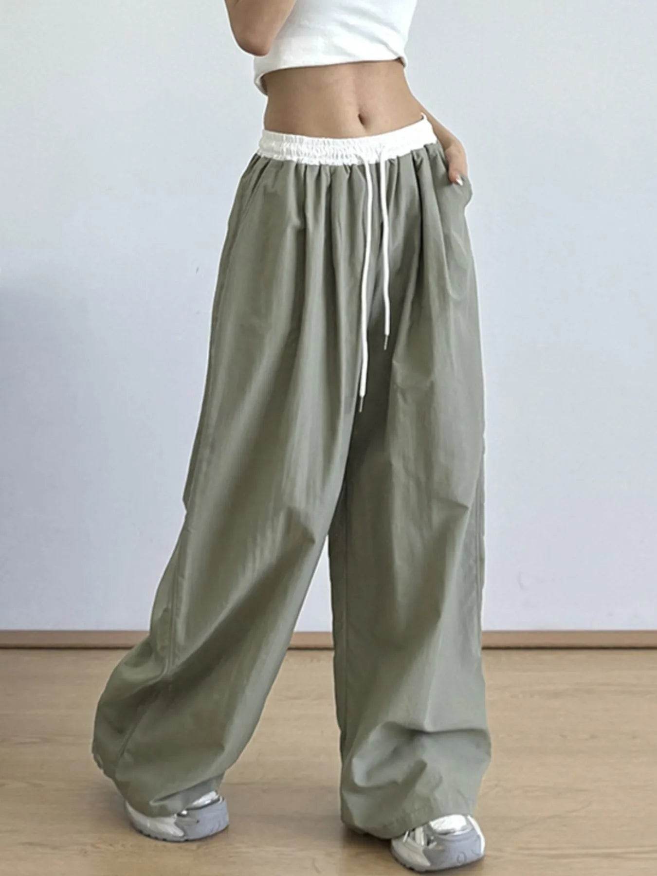Wide Leg Drawstring Casual Pants Green Lengthening Trendsi 3fa7d3b9-9f6d-473e-ac8c-523a6717fb72-Max-Origin