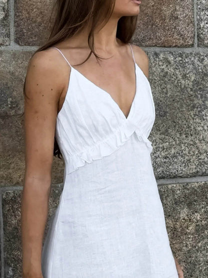 Ruffled V-Neck Maxi Dress Trendsi 4008298b-af01-43a1-8f7e-3bd0bf9c86c4-Max-Origin