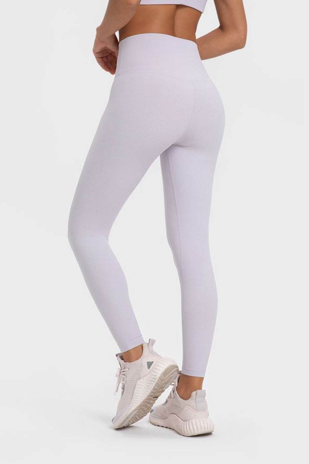 Millennia Highly Stretchy Wide Waistband Yoga Leggings Trendsi 4045b363fcc54bb5a8efd7df87103739-Max
