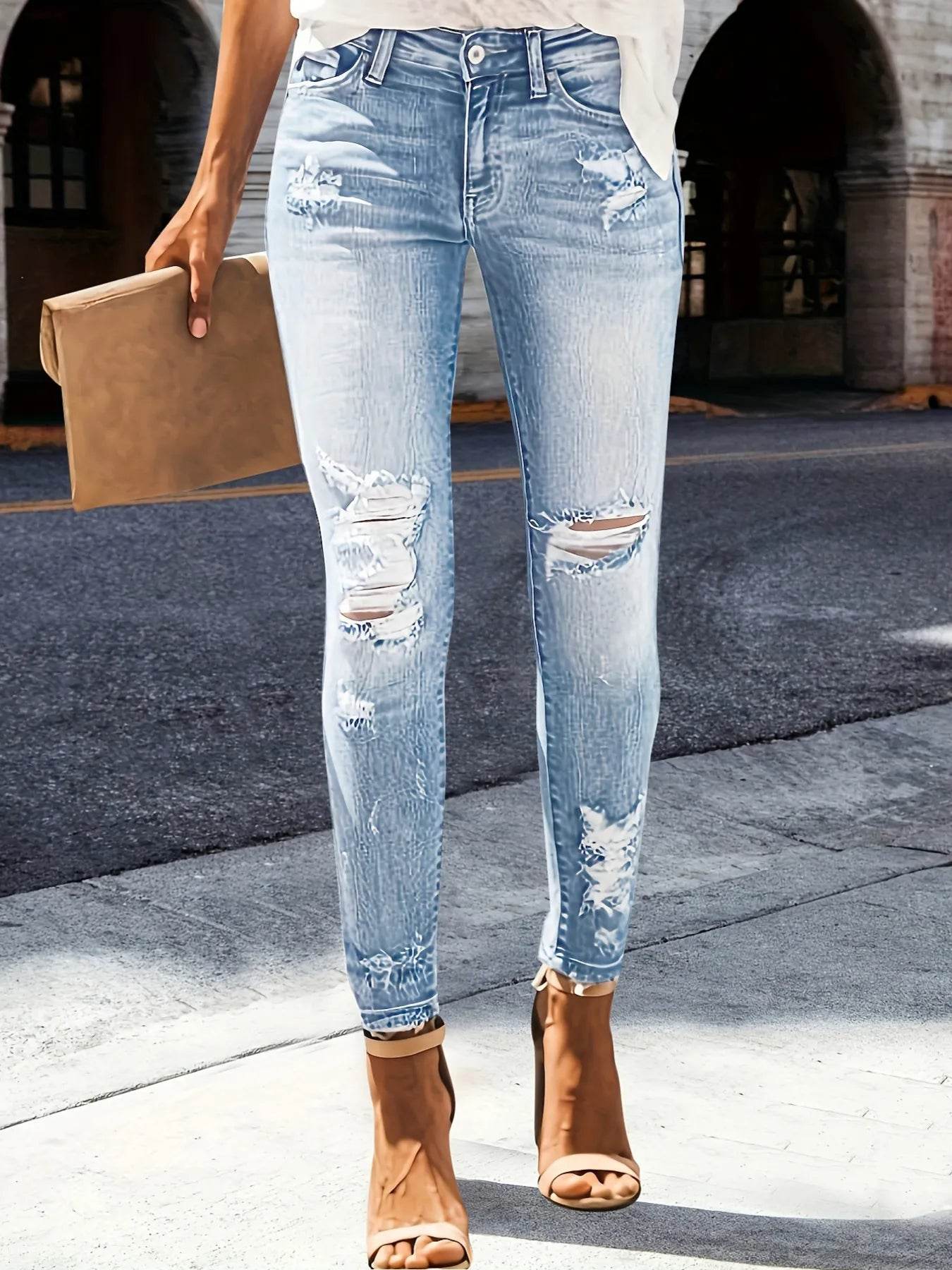 Distressed Skinny Jeans Light Blue Trendsi 40c9f759011f45dca64e8a40a6e08ecd-Max-Origin