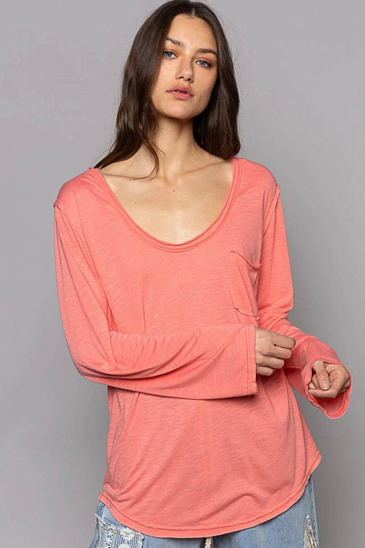 POL Chest Pocket Long Sleeve T-Shirt Trendsi 40fd7764-11f7-499a-8eb1-97f4a6d0cb89-Max-Origin