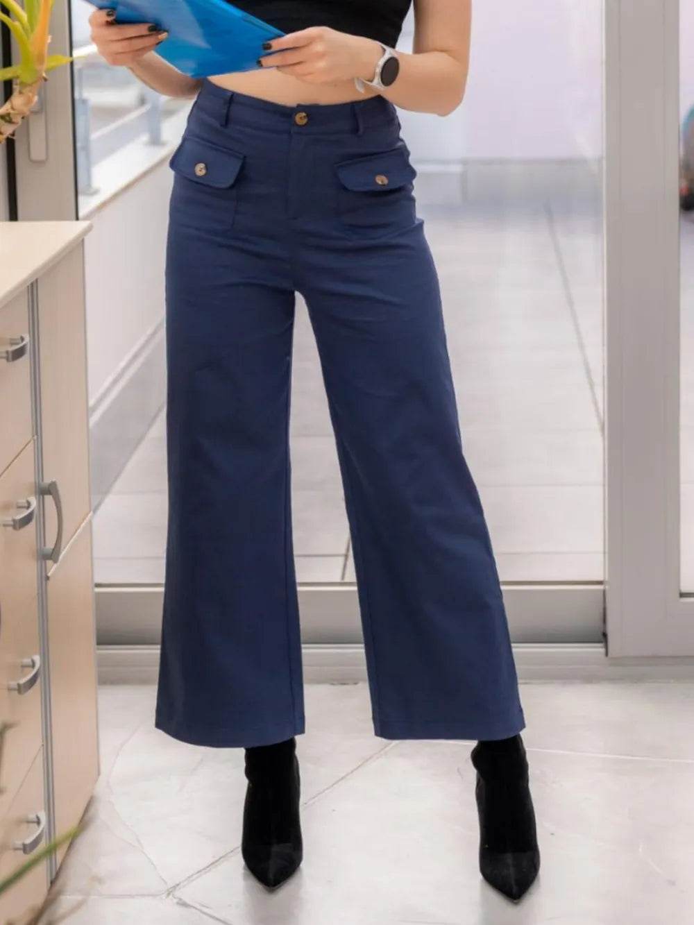 High Waist Wide Leg Pants Trendsi 41024644-a7cf-4ceb-a818-1be35c607fb7-Max