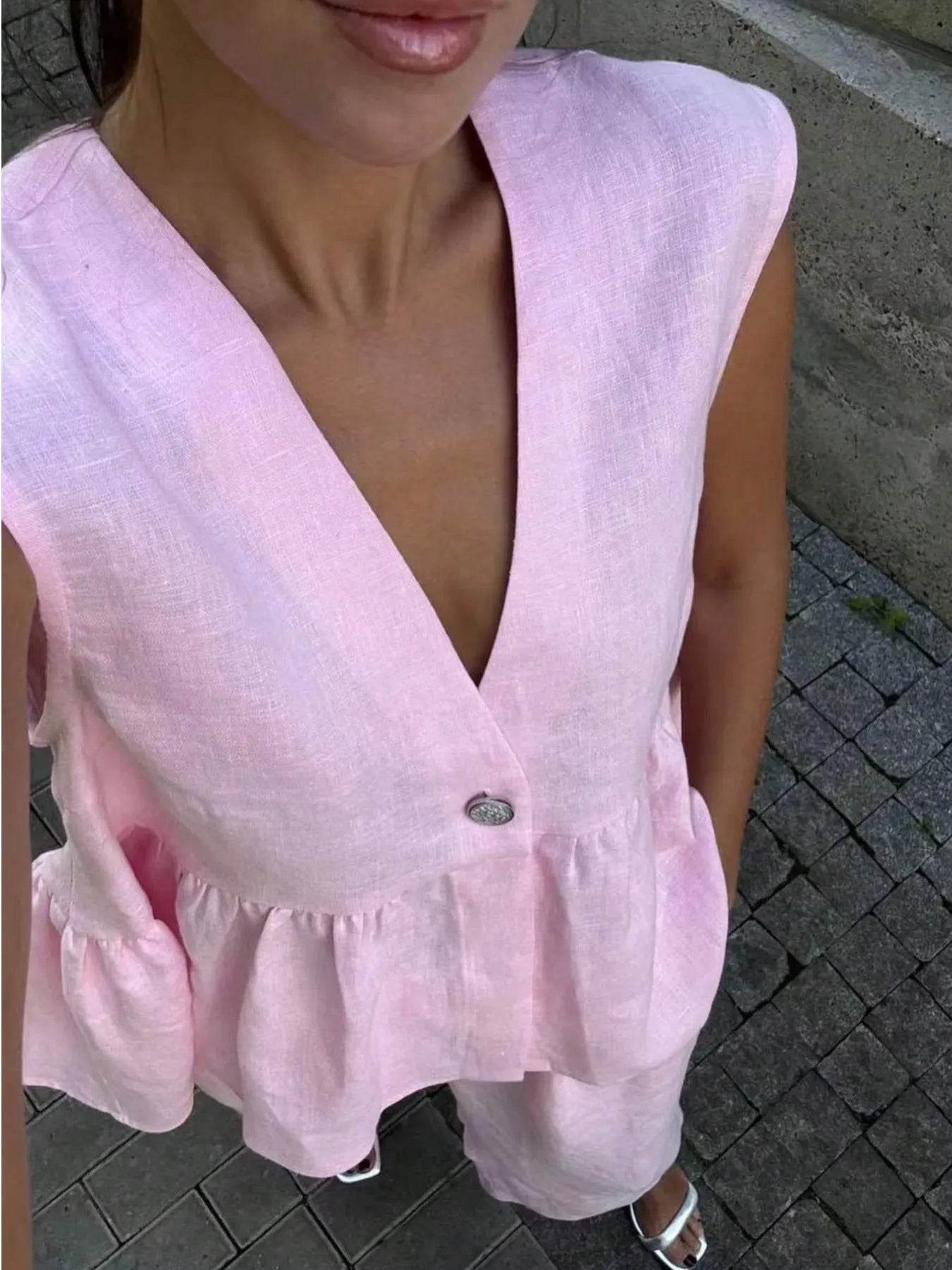 Button Down Peplum Vest and Pants Set Trendsi 4150e81d-879c-4f8c-9582-93ffb51d5eb3-Max-Origin