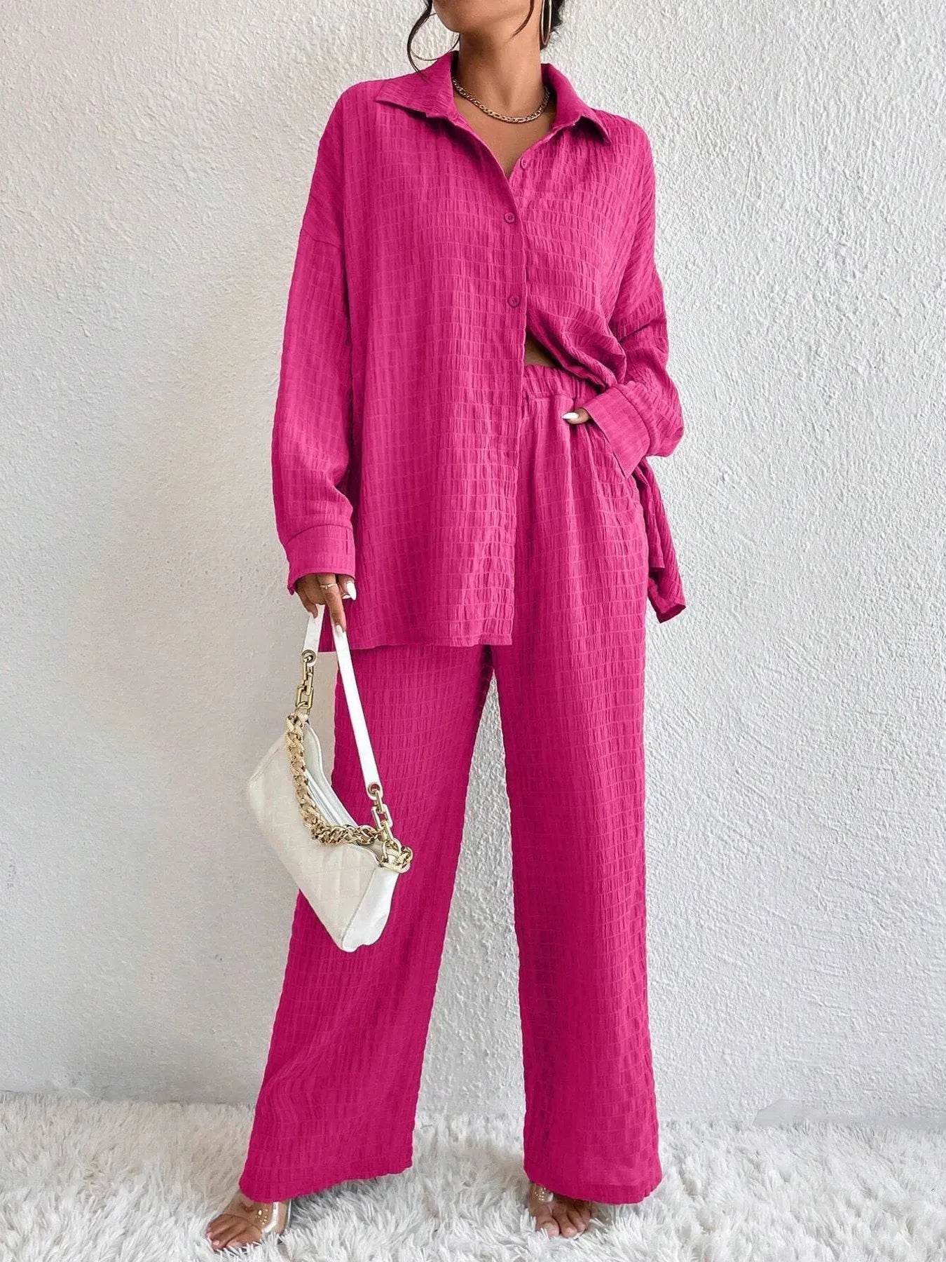Button Up Long Sleeve Shirt and Pants Set Trendsi 4189150d62224023891b3f875f270ff3-Max-Origin