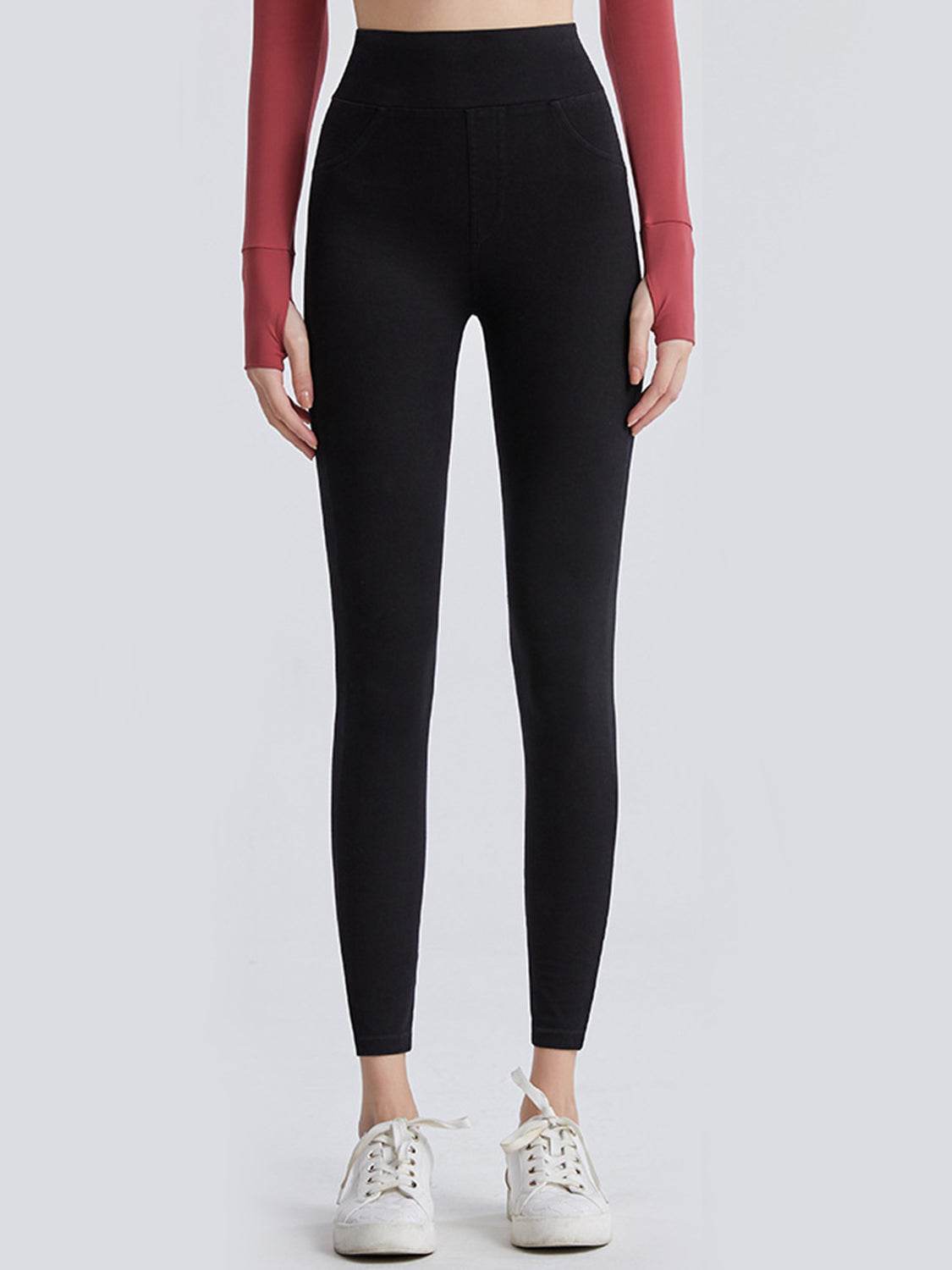 Wide Waistband Sports Leggings Black Trendsi 41f0220036c74706894a4b3bbecb5e49-Max