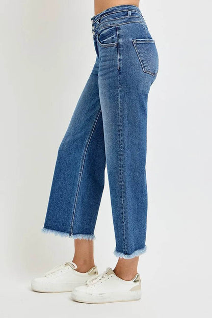 RISEN High Rise Crop Wide Leg Jeans with Wide Band Detail Trendsi 4202b819e9294b5eb88f84cbaee273cf-Max-Origin