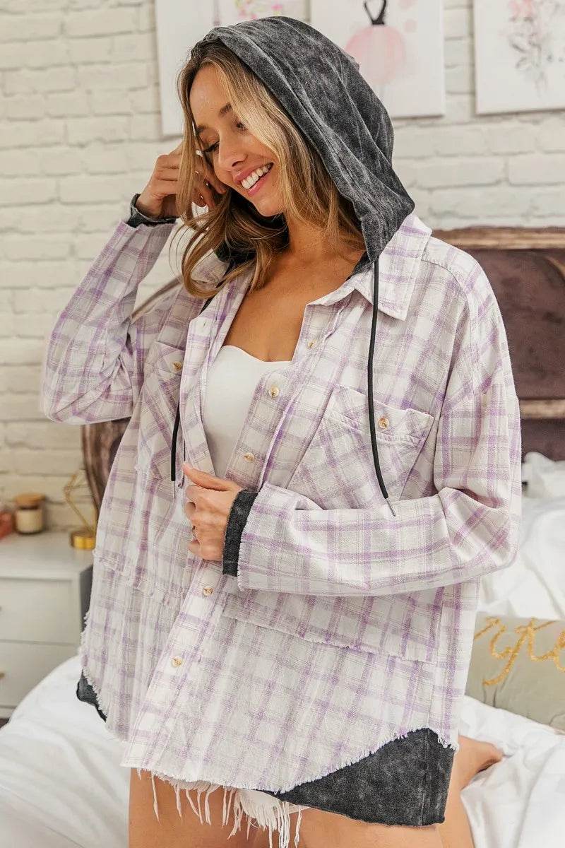 BiBi Casual Check Shirts With Hood Trendsi 424d1f5aa86a459985c10e77ee4c7569-Max-Origin