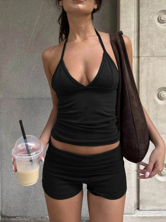 Halter Neck Cami and Shorts Set Trendsi 4264b416-93c6-4e8b-9559-51ab3431eac8-Max-Origin