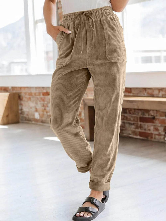 Drawstring Pants with Pockets Camel Trendsi 426e7fb3-adb1-464b-892a-105b9b8bf486-Max