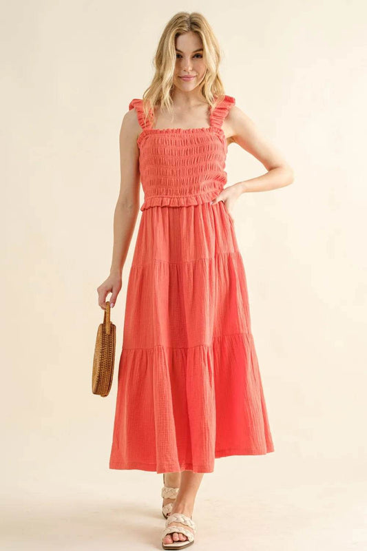 And The Why Smocked Ruffled Tiered Dress Camellia Trendsi 42a03cad-6e54-4343-b174-ed3073cbd21a-Max