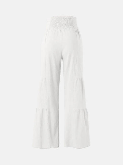 Tied Ruched Wide Leg Pants Trendsi 42a16b9c-8d4e-4054-a9b1-f017353e5488-Max