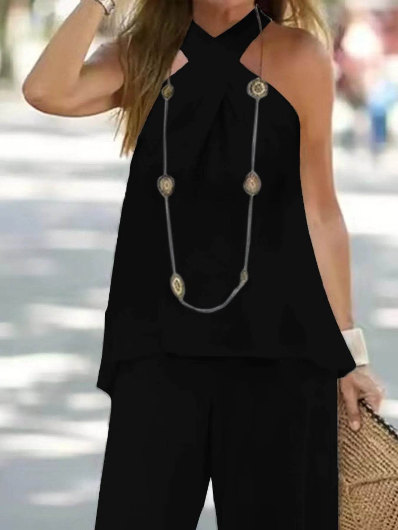 Halter Top and Wide Leg Pants Matching Set Trendsi 42e274f6-f26a-4289-89af-9312f1a4ce0d-Max-Origin