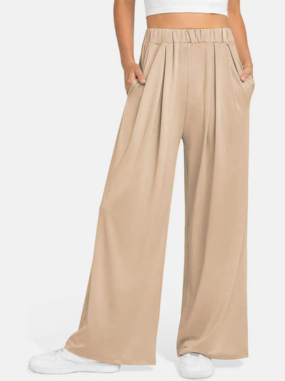 Elastic Waist Wide Leg Pants Trendsi 433495db-2411-48d2-aa27-a9983e084255-Max