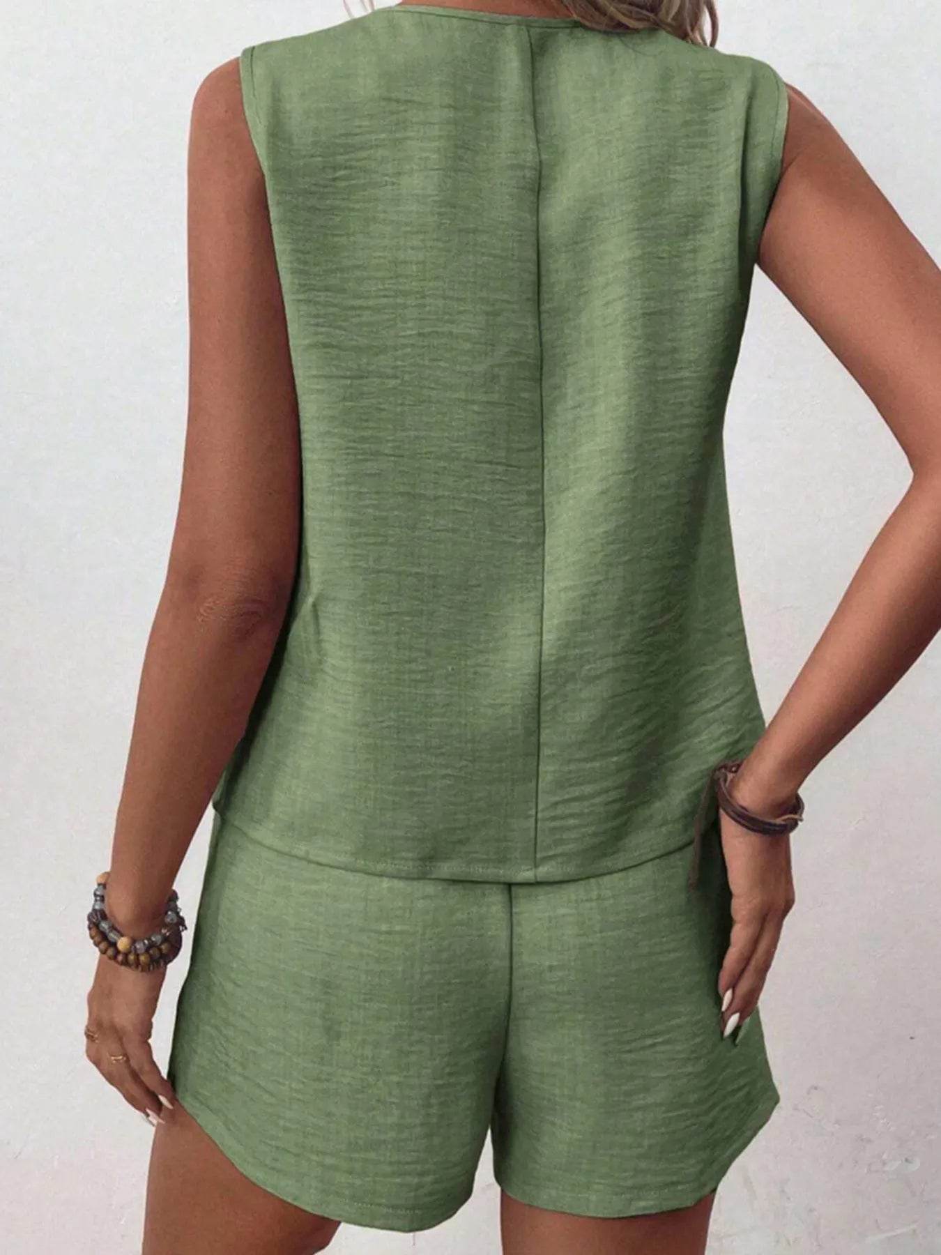 Button Up Vest and Shorts Set Trendsi 4369dbb54dd8469183f50747cbfdb66f-Max-Origin