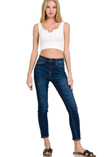 Zenana Seamless Split Neck Bra Tank Top Trendsi 4388f8a7711d4f828aa84462ec415d0d-Max-Origin