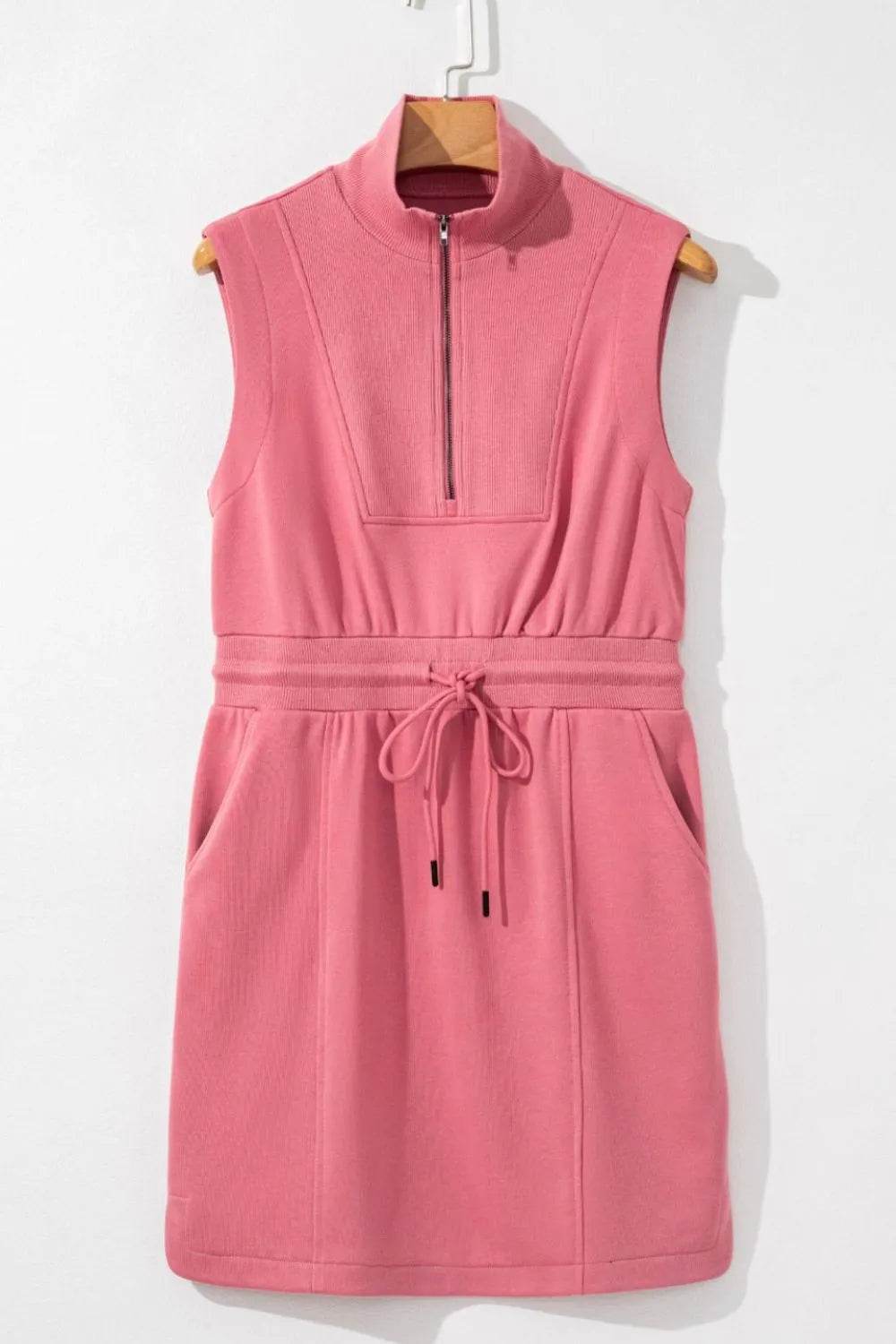 French Terry Zipped Collar Sleeveless Drawstring Waist Mini Dress Trendsi 43f8d032-93f9-4f42-97ea-698efc9e0cd5-Max-Origin
