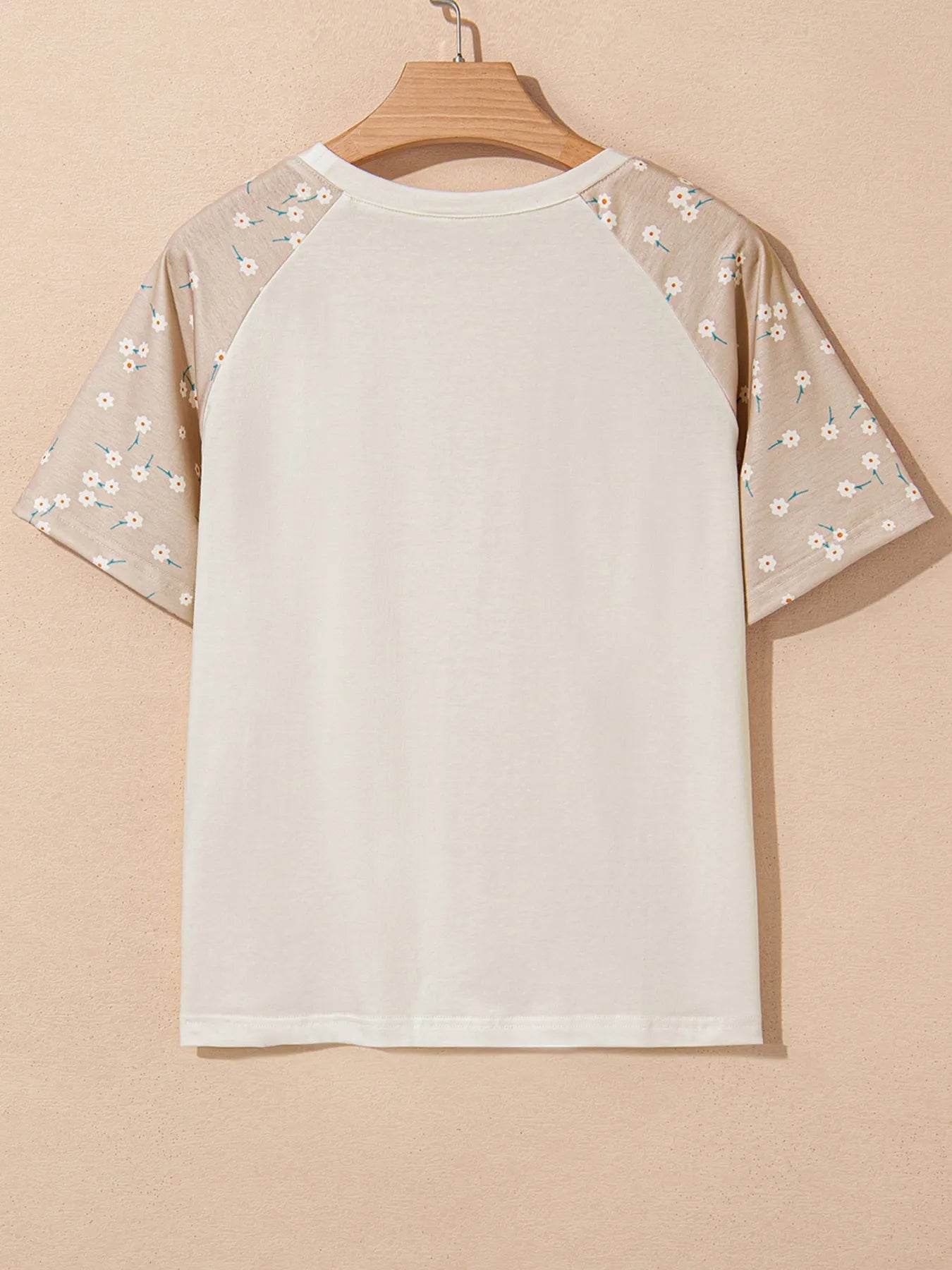 Floral Print Color Block Raglan Sleeve T Shirt Trendsi 44623e0c29d64ea8b642b4ba75a2d454-Max-Origin