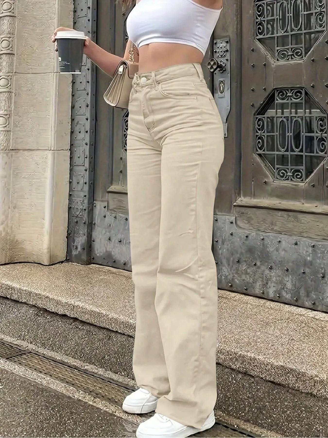 High-Waisted Wide Leg Jeans Trendsi 448e5d670be54bbdb321aac396a0849f-Max-Origin