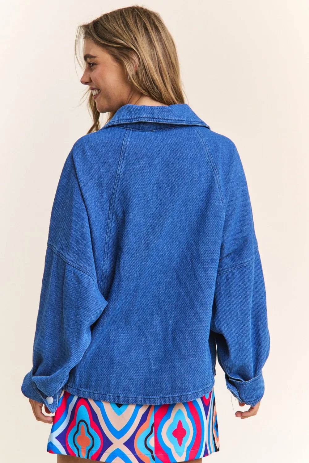 J.NNA Snap Down Long Sleeve Denim Shacket Trendsi 44ad21e7-0041-49b8-b766-68af54f4054c-Max