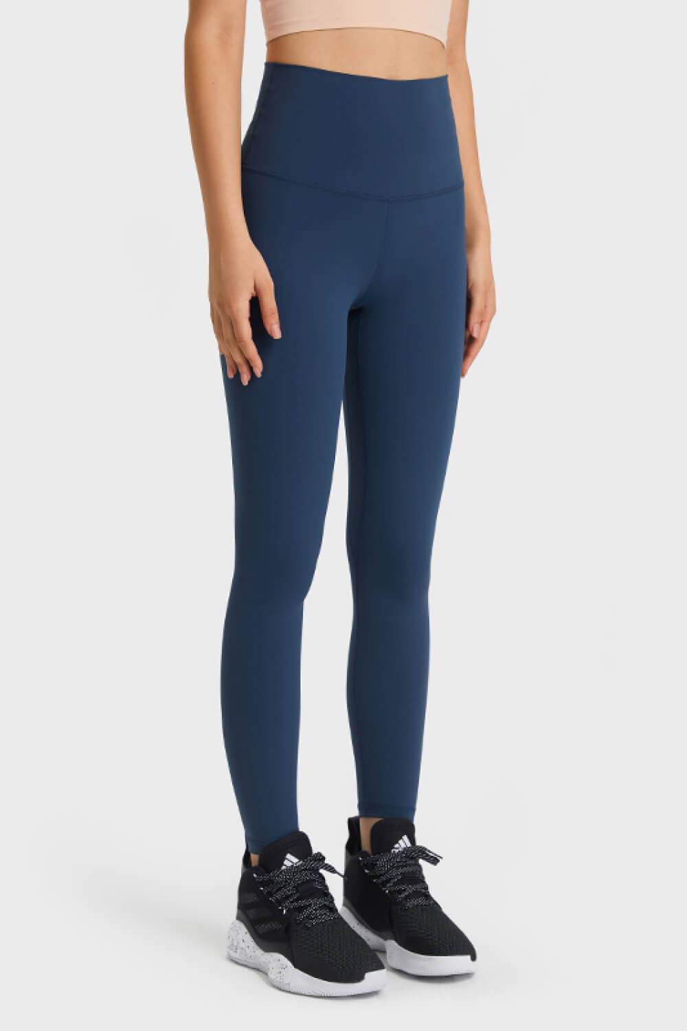 Millennia Ultra Soft High Waist Leggings Trendsi 44c05392604c489bb8ae6023b0f528dd-Max