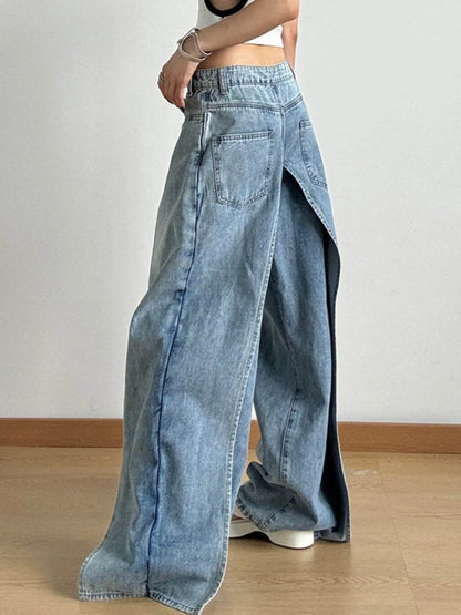 Wide Leg Wash Patchwork Jeans Trendsi 4506b5a3-5132-4be6-b6e4-116610543547-Max-Origin