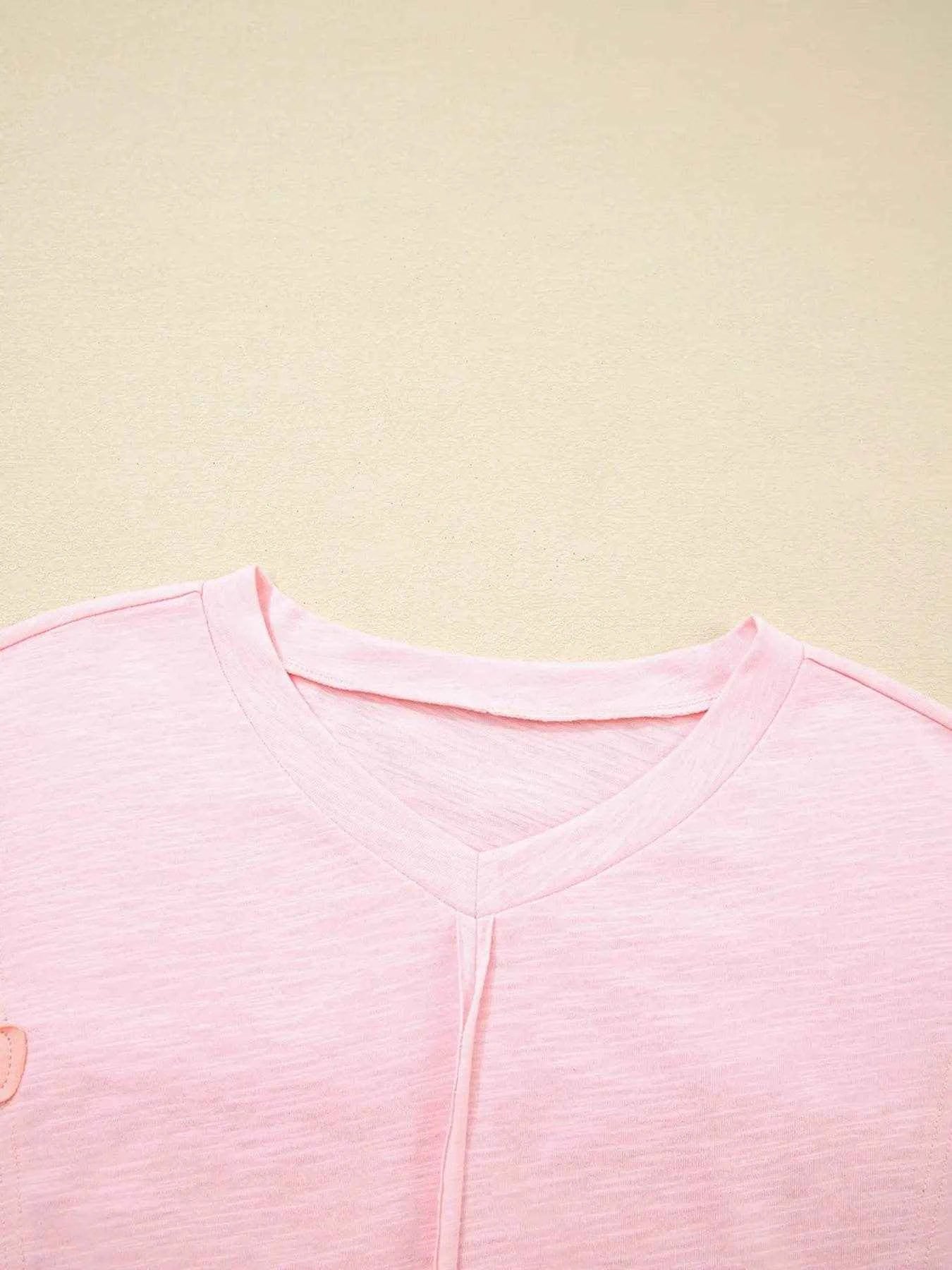Flower Patched Exposed Seam Oversized T Shirt Trendsi 45905e7b01514caa93fd489b7c3ee866-Max-Origin