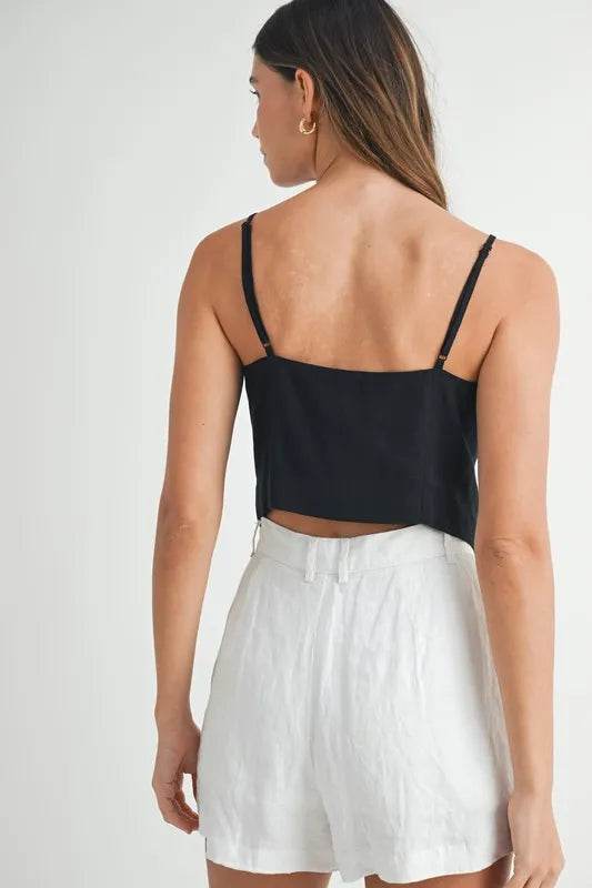 MABLE Linen Mix Button Down Tank Top Trendsi 45f4135a72b045159cbdda3056bcc488-Max-Origin