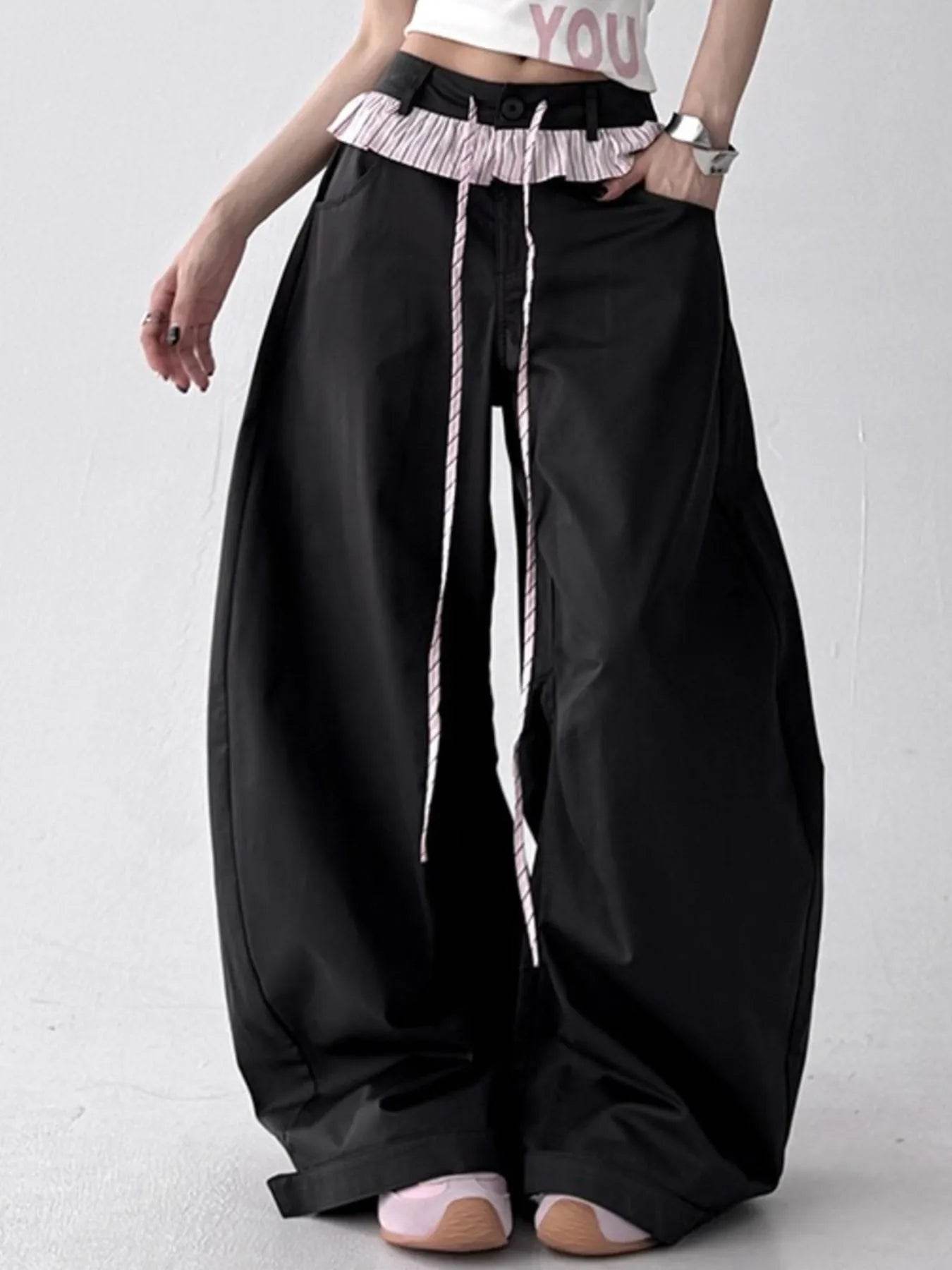 Wide Leg Drawstring Casual Pants Trendsi 461320cb-4f22-438a-af4f-688f9507e98c-Max-Origin