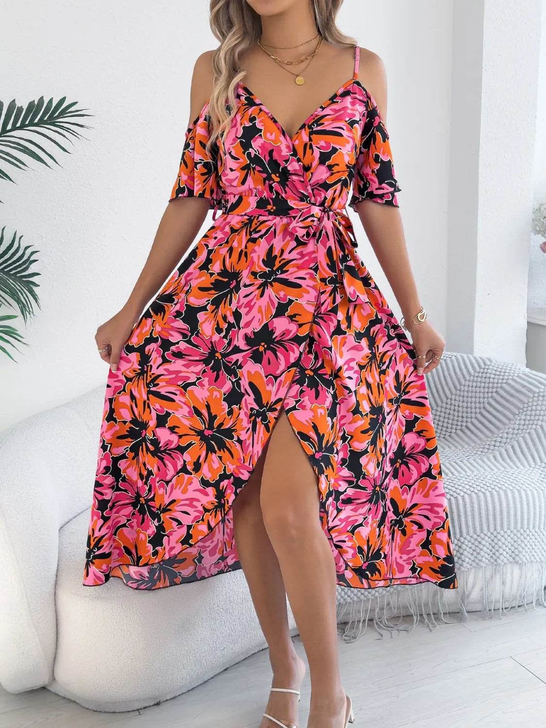 Printed Cold Shoulder Midi Cami Dress Trendsi 46de23ce-5fee-47a3-ac68-8c1635686a9e-Max-Origin