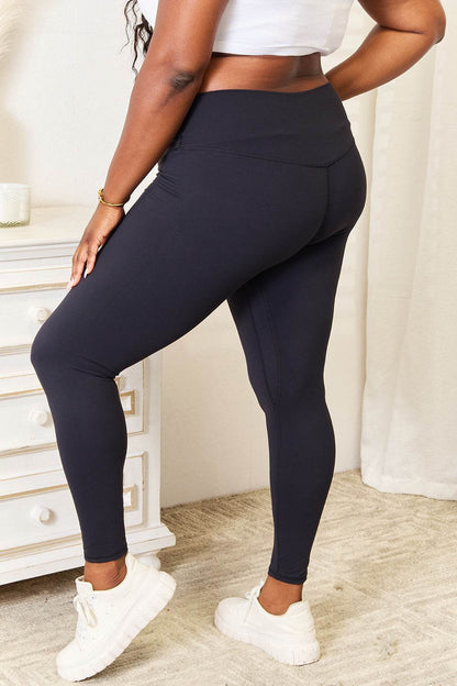 Double Take Wide Waistband Sports Leggings Trendsi 472c50caa8bc4c61988ac73f34e2f1d1-Max