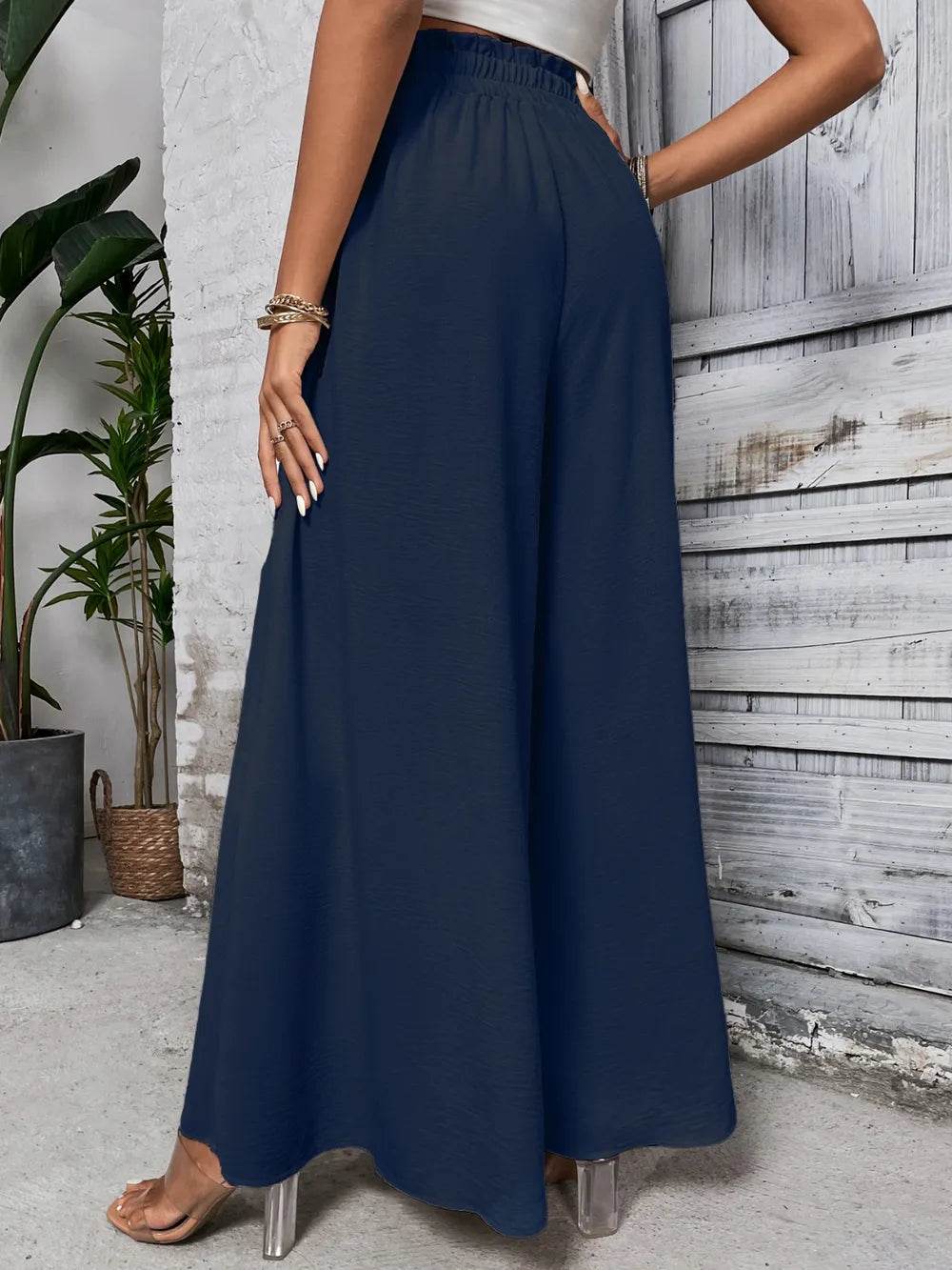 Honey Tied High Waist Wide Leg Pants Trendsi 47531f3f-4744-4bef-90b2-cb2b92c2f149-Max