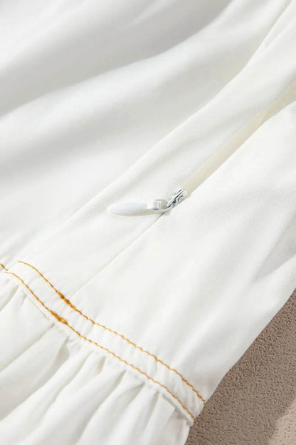 Contrast Stitching Trim Knotted High Waist A-Line Mini Skirt Trendsi 477a6f85-5795-49f1-8c4a-7a2fda2b1132-Max