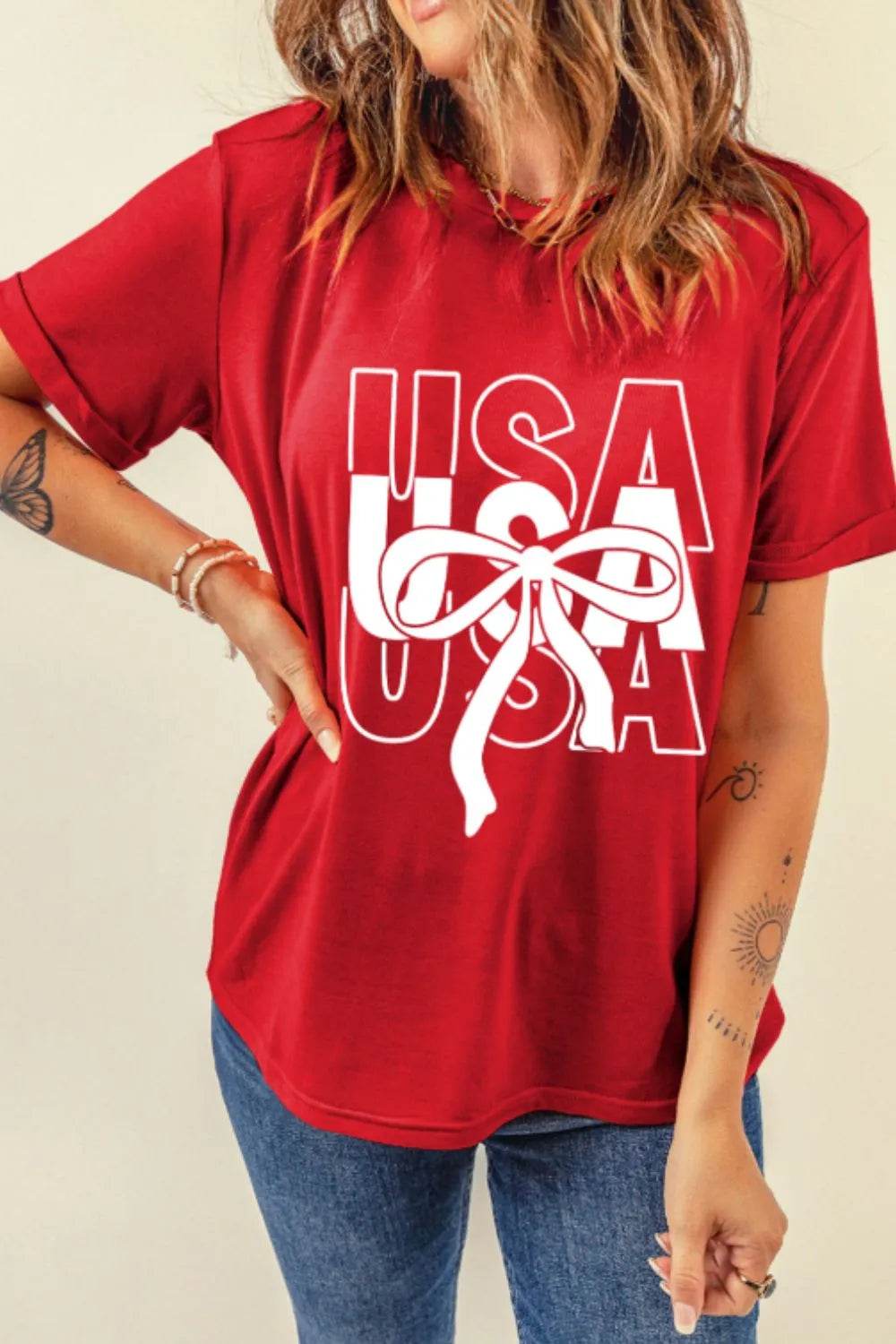Patriotic USA Bow Graphic T-Shirt Trendsi 47962866-b221-40d3-bfda-e343a4c08ce9-Max-Origin