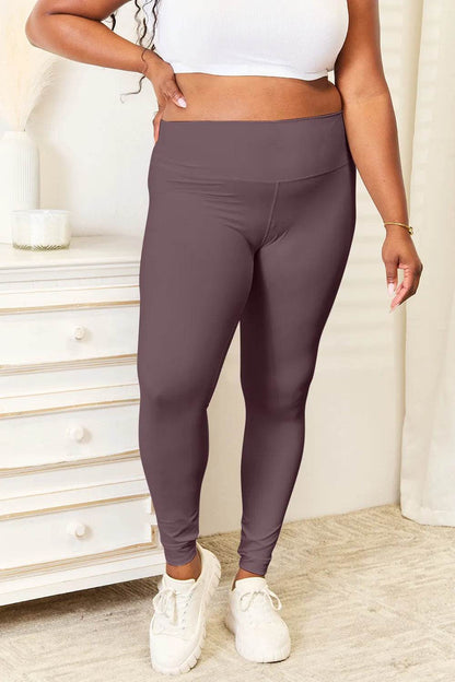 Double Take Wide Waistband Sports Leggings Trendsi 47c4b0f0-456c-4166-8a66-45a2fcddbb77-Max