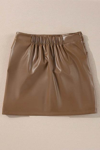 Bowknot Elastic Waist Mini Skirt Trendsi 47d45bf03b72470fa9b5643989db198b-Max